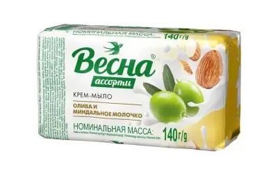 ВЕСНА ассорти олива и миндальное молочко 140 г 