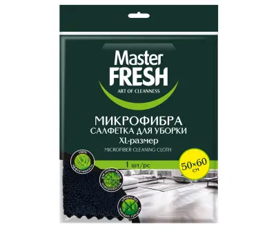 Master FRESH микрофибра xl для пола 50*60 см 1 шт черная 