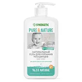 Synergetic натуральный гипоаллергенный гель для купания младенцев 0+ 500 мл
