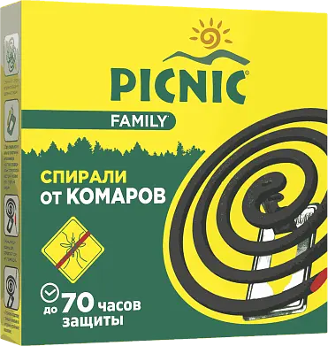 Picnic средство инсектицидное антикомариная спираль 10 шт