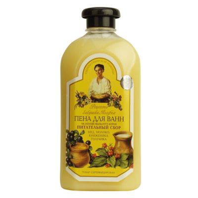 Рецепты Бабушки Агафьи пена для ванн питательная 500 мл 