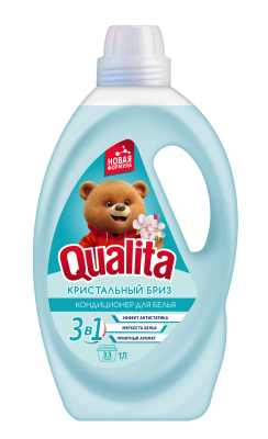 Qualita кондиционер для белья morning freshness флакон 1000 мл 