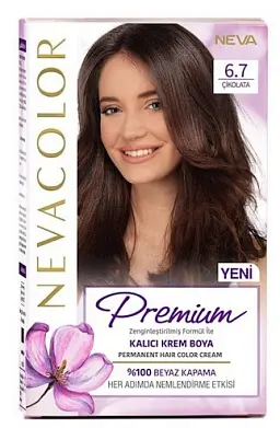 Nevacolor Е стойкая крем краска для волос 6.7 шоколад