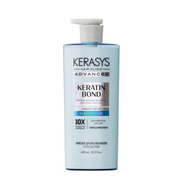 KeraSys Advanced кератин бонд бальзам шелковое увлажнение 600 мл 