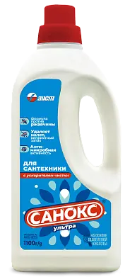 Санокс чистящее средство для сантехники ультра 1100 г