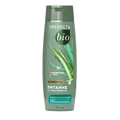 Прелесть Био шампунь питание и увлажнение для всех типов с морскими минералами и алоэ 400 мл