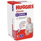 Huggies подгузники трусики 9-14 кг 4 размер 15 шт