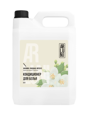 Arluni кондиционер ополаскиватель для белья жасмин ландыш мускус канистра 5 л 