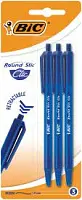 BIC ручка шариковая синяя 3 шт
