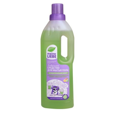 Meine Liebe гель концентрат антибактериальный для мытья пола без хлора фосфатов с эфирными маслами грейпфрута и бергамота биоразлагаемый экологичный 750 мл 