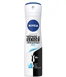 Nivea део спрей женский невидимая защита для черного и белого pure 150 мл