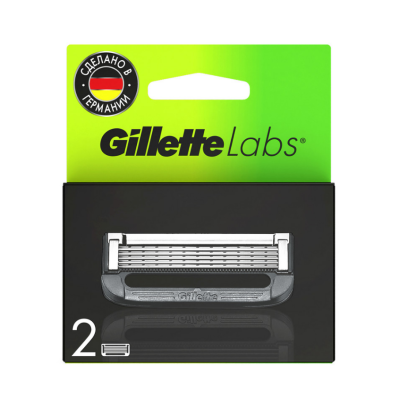 Gillette кассеты labs 2 шт 