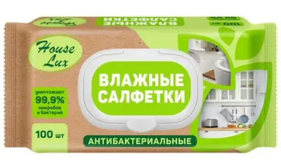House Lux №100 антибактериальные очищающие универсальные new 