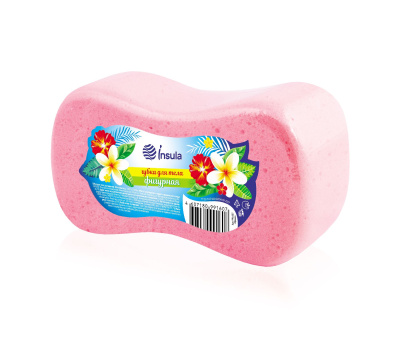 Insula губка для тела фигурная 