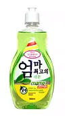 Япония мама ultimate бальзам  для мытья посуды зеленый чай 560 мл