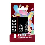 L’oco бальзам для губ stick клюква & масло ши 5,1 гр