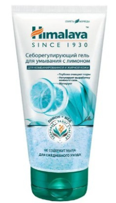 Himalaya гель себорегулирующий  для умывания с лимоном 150 мл 