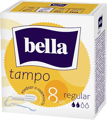 BELLA Тампоны женские гигиен. без аппликатора comfort марки ' bella' по 8 шт