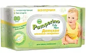 Pamperino №80 без отдушки детские влажные салфетки с пластиковым клапаном