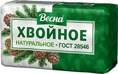 ВЕСНА народное туалетное мыло хвойное в пленке 140г