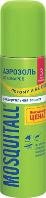 Mosquitall аэрозоль универсальная защита от комаров 150 мл