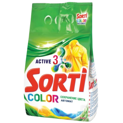 Sorti color стиральный порошок автомат 6000 г 