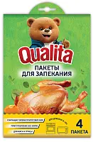 Qualita пакеты для запекания на стрип ленте 4 шт