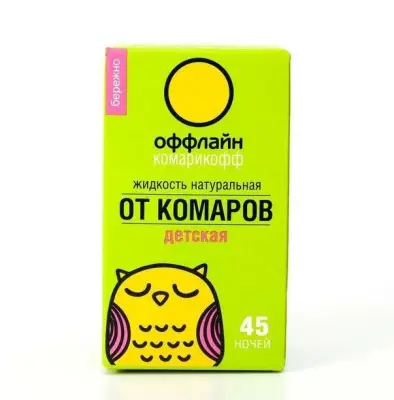Комарикофф флакон жидкостной (45 ночей) Бережно 30мл 