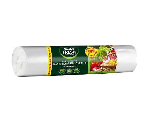 Master FRESH пакеты для продуктов 500 штук 7 мкм