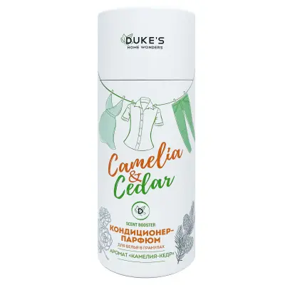 Dukes home wonders кондиционер парфюм для белья в гранулах аромат камелия кедр 200 г 