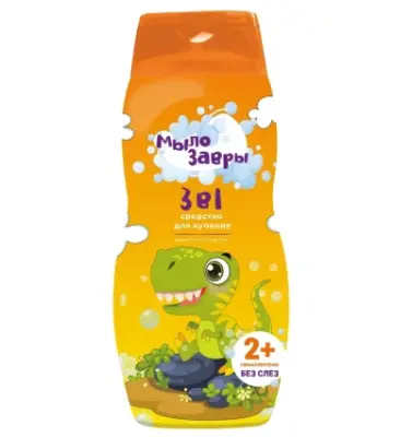 КЛ Мылозавры детское средство для купания 3 в 1 300 мл 
