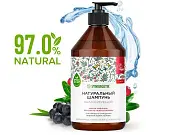 Synergetic натуральный бессульфатный шампунь балансирующий для мягкого очищения жирной кожи головы 750 мл