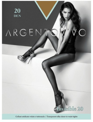 Argentovivo колготки женские Invisible 20 cognac 2 