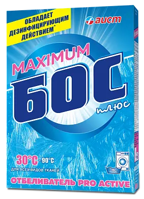 Бос плюс мах отбеливатель порошок 600 г