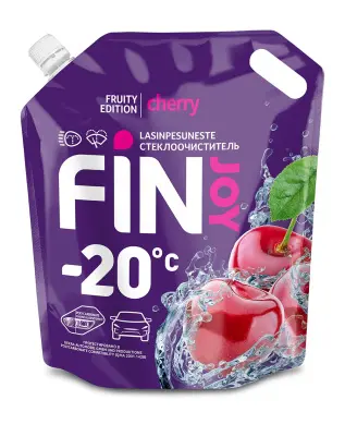 FinJoy автоочиститель стёкол cherry -20° C 3,5 л дой пак 