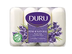 Duru pure natural туалетное мыло лаванда 4*85 г