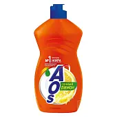 AOS средство для мытья посуды лимон 450 мл