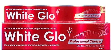 White Glo зубная паста отбеливающая профессиональный выбор 100г