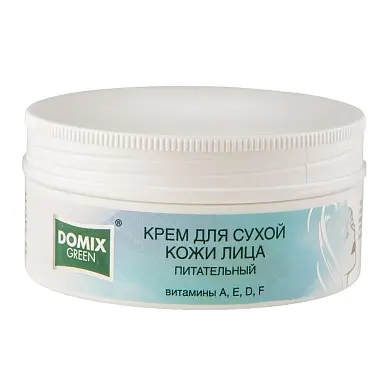 Domix крем для сухой кожи лица питательный с витаминами, E, D, 75 мл
