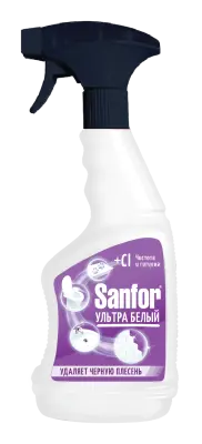 Sanfor средство санитарно гигиеническое спрей универсал ультра белый 500 мл 