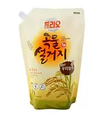 Trio средство для мытья посуды Рисовые отруби дой пак 1,2л