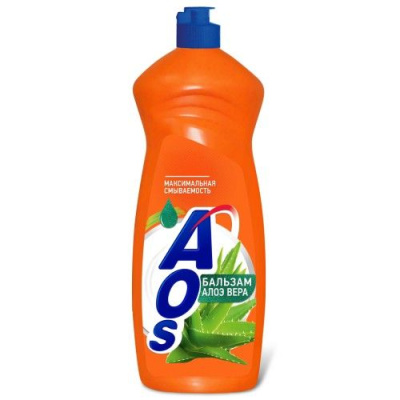 АОS средство для мытья посуды алоэ вера 900 мл 