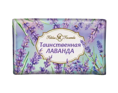 Невская косметика туалетное мыло цветочное таинственная лаванда 180г 