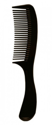 Lei гребень  пластиковый 21  ручка черный 