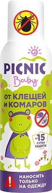 Picnic Baby аэрозоль от клещей и комаров 125 мл