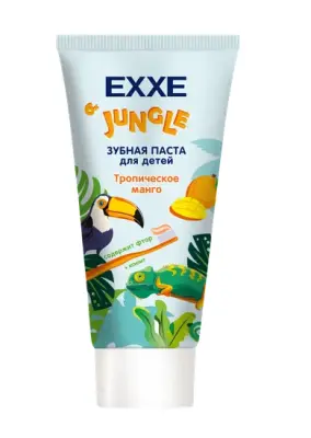 Exxe baby зубная паста с кальцием манговое мороженое 75 мл с 6 лет 