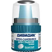Дивидик крем для обуви самоблеск в пластиковой банке с намазком бесцветный 55 мл