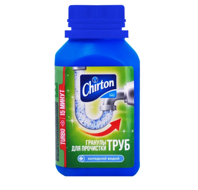 Чиртон для прочистки труб холодной водой в порошке 300 гр 