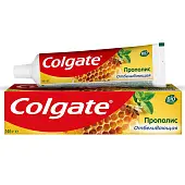 Colgate зубная паста прополис отбеливающая с натуральными ингредиентами для бережного отбеливания зубов и сохранения здоровья десен 100 мл