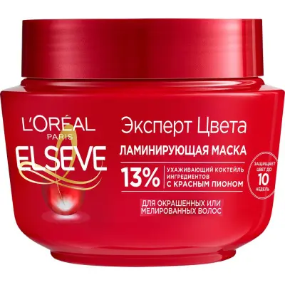 Elseve маска для волос эксперт цвета для окрашенных и мелированных волос 300 мл 